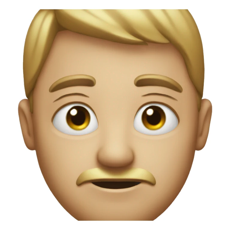 Emoji with eye bags sticker