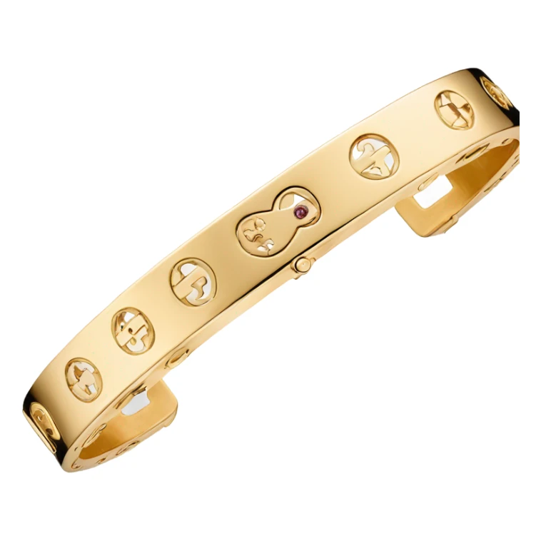 cartier love bracelet gold sticker