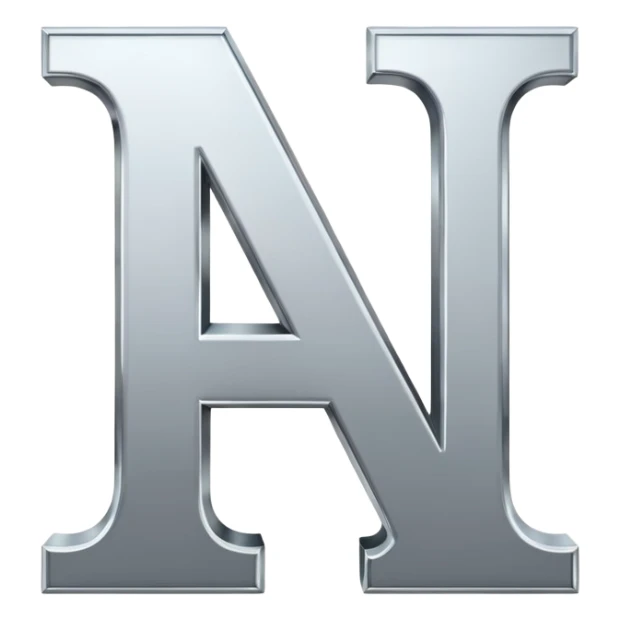 two letters beside eachother the first one says N and the second says O sticker