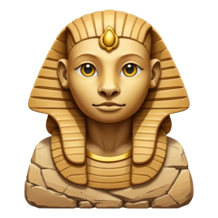 Emoji of sphinx sticker