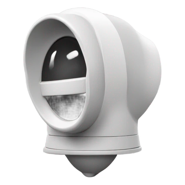 police siren black and white in color sticker