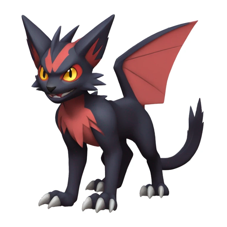 Noivern-Litten-Zoroark full body sticker