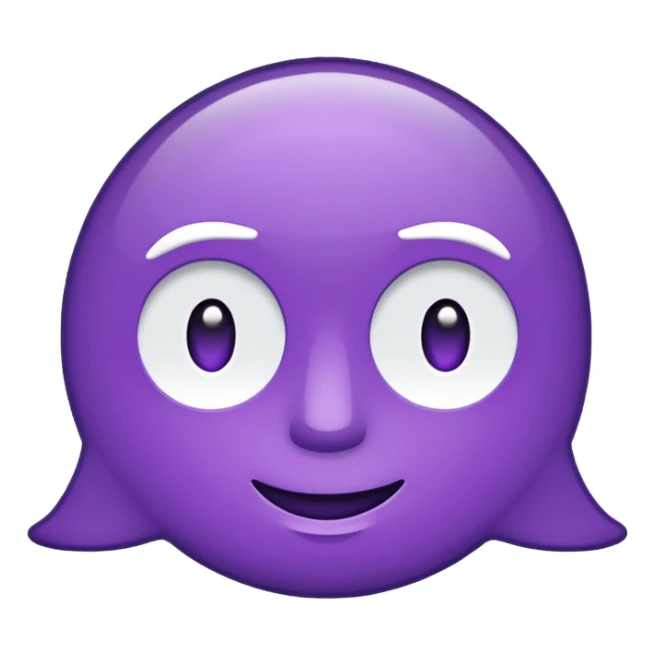 text that spells "me" in a shiny purple font sticker with white outline sticker
