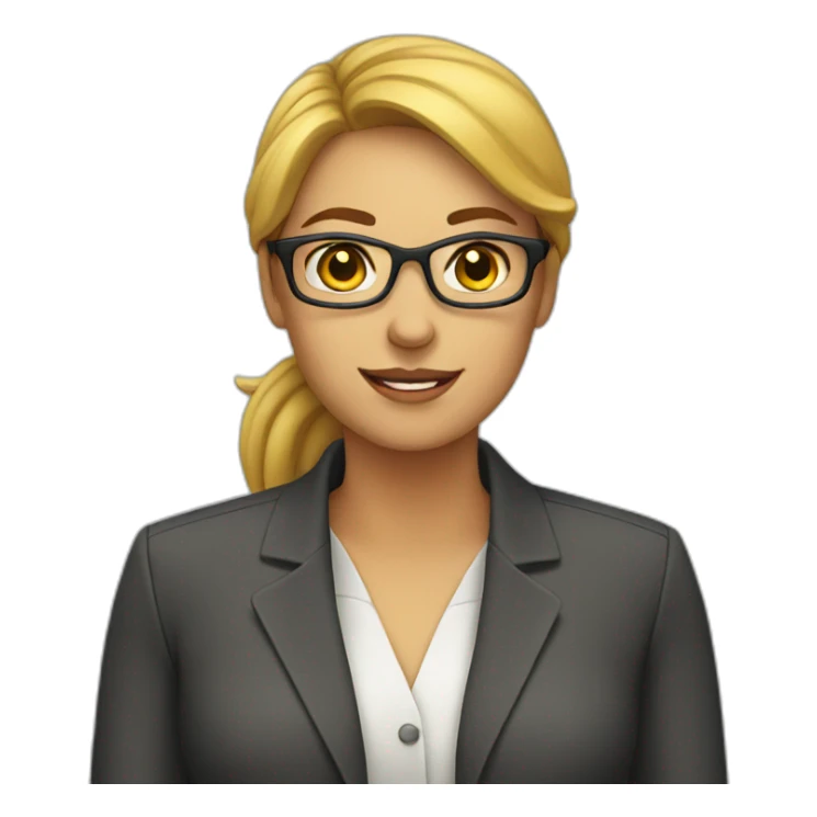 woman Project manager sticker