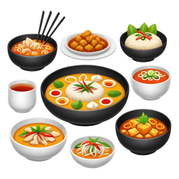 thai food sticker