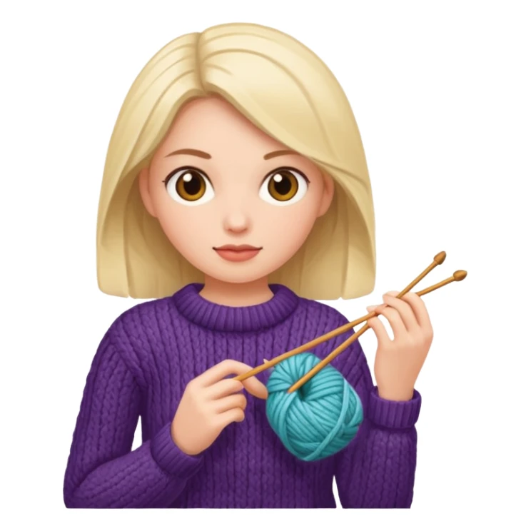 women who knit sticker