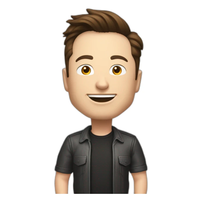 Elon Musk qui joue au jeu vidéo sticker