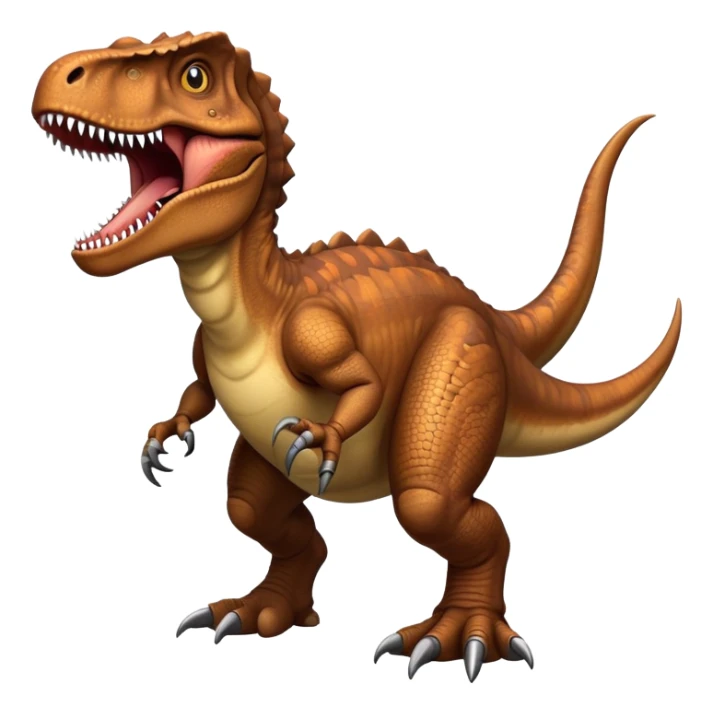 Tyrannosaurus Rex dinosaur with small arms and big teeth sticker