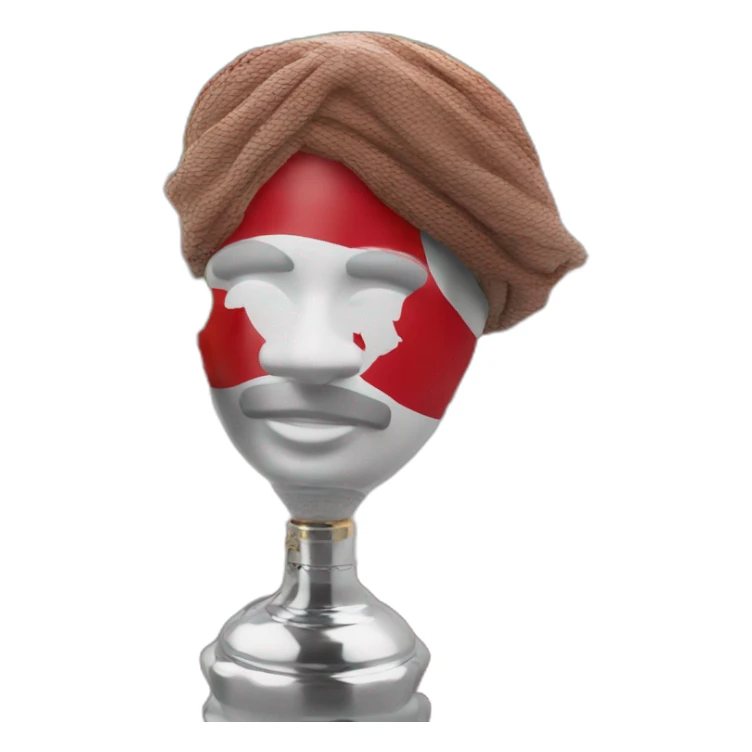 Une shisha avec le drapeau de la Tunisie  sticker