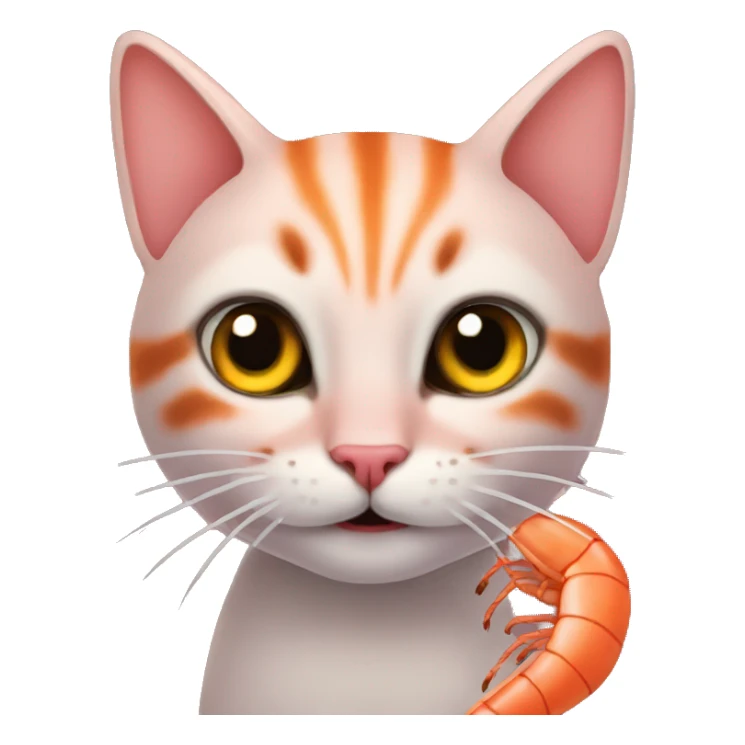 Kitty song halloween shrimp sticker