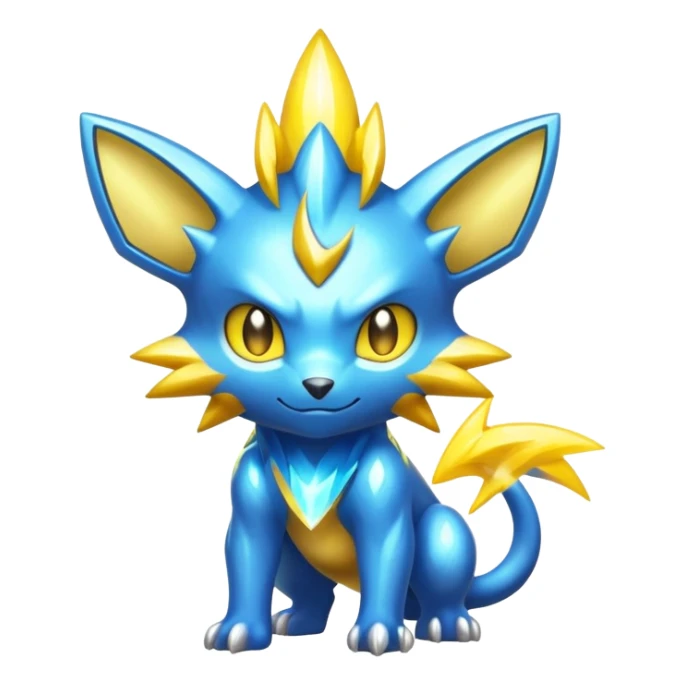  Shiny Sparkly Electric Cool Epic Shinx-Manectric-Fakémon-creature sticker