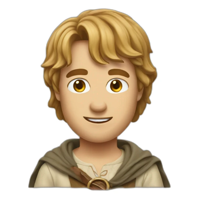 Sam in the lord of the ring sticker