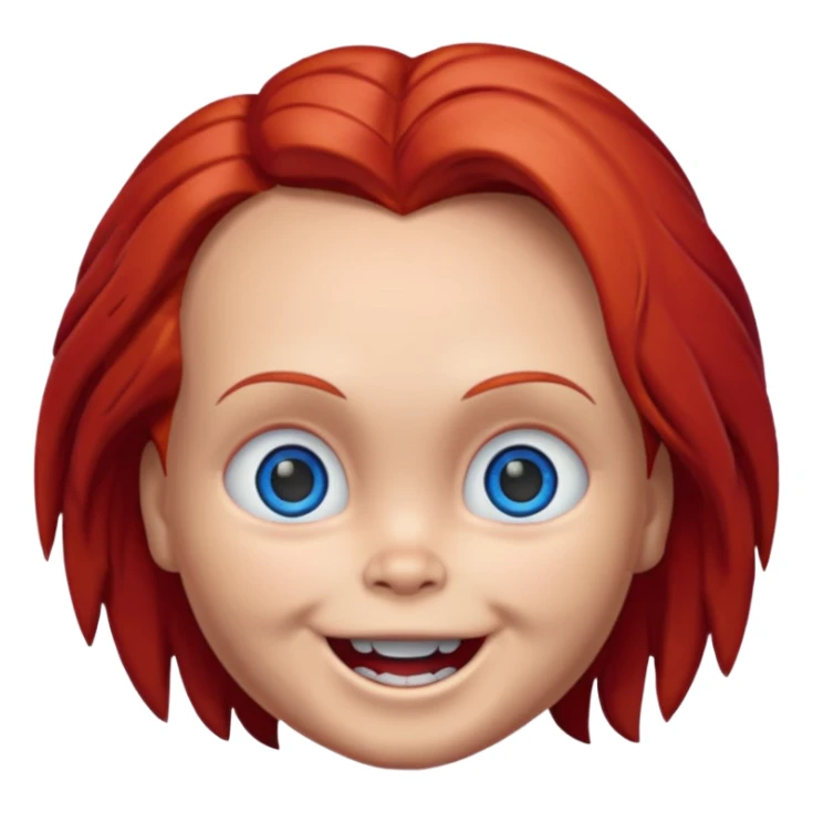 Un emojin de chuky sticker