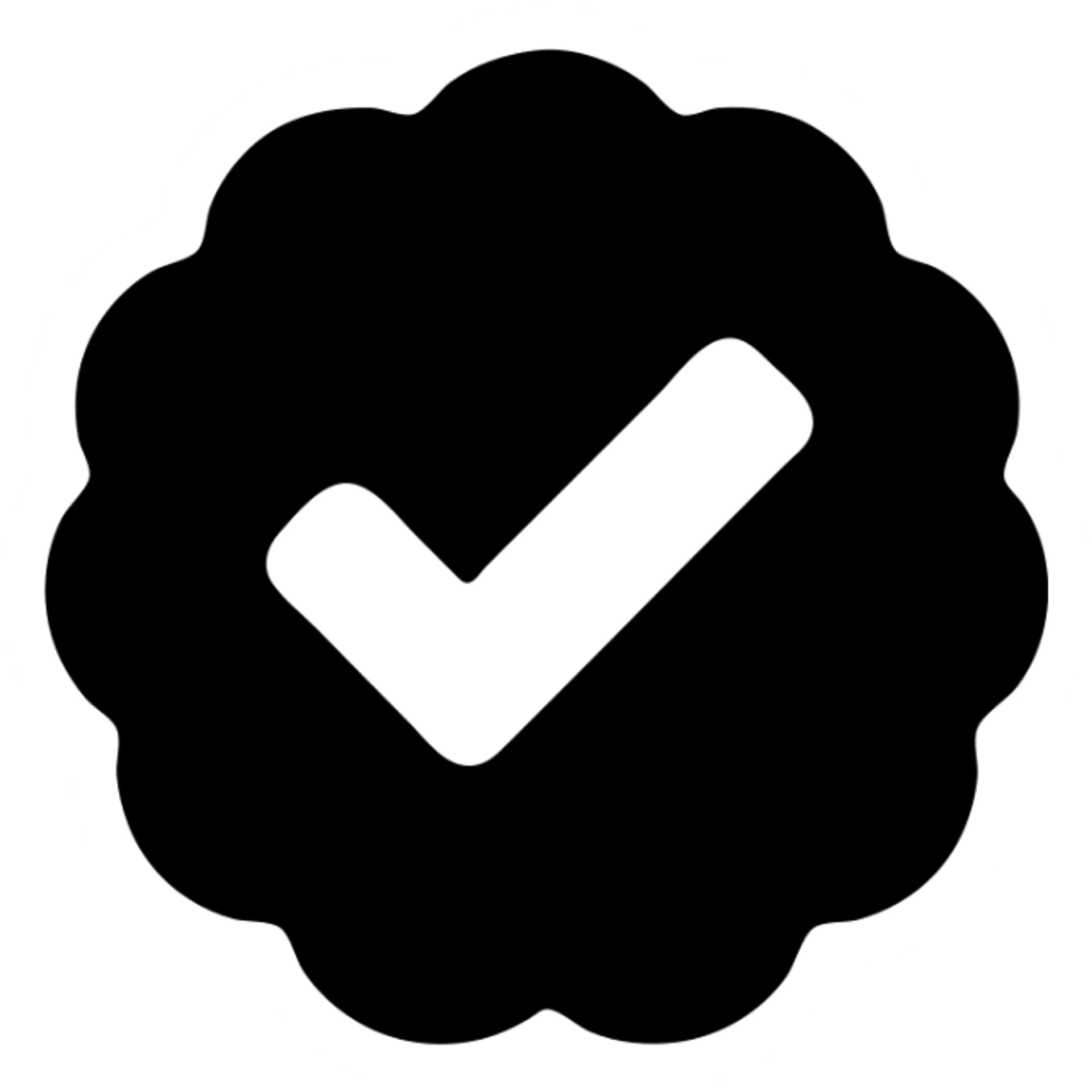 Facebook blue badge icon sticker