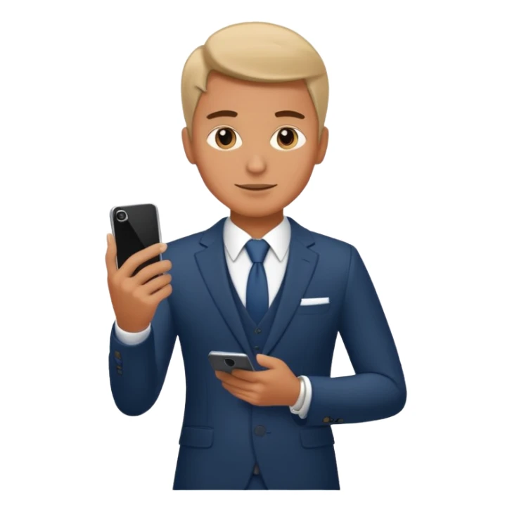 Earn money show by human with mobile.add reality stylish men sticker