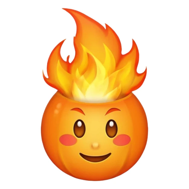 As un fuego de lado  sticker