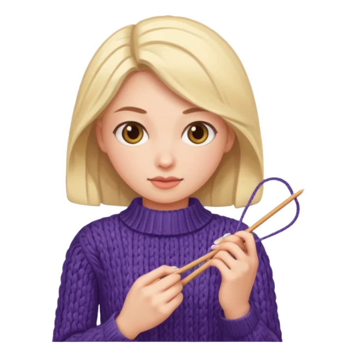 women who knit sticker