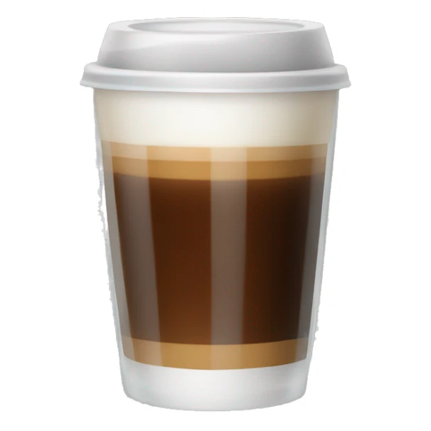 glass of coffee sticker