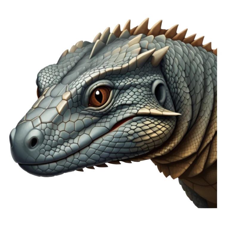 Komodo dragon How is It grey and brown sticker