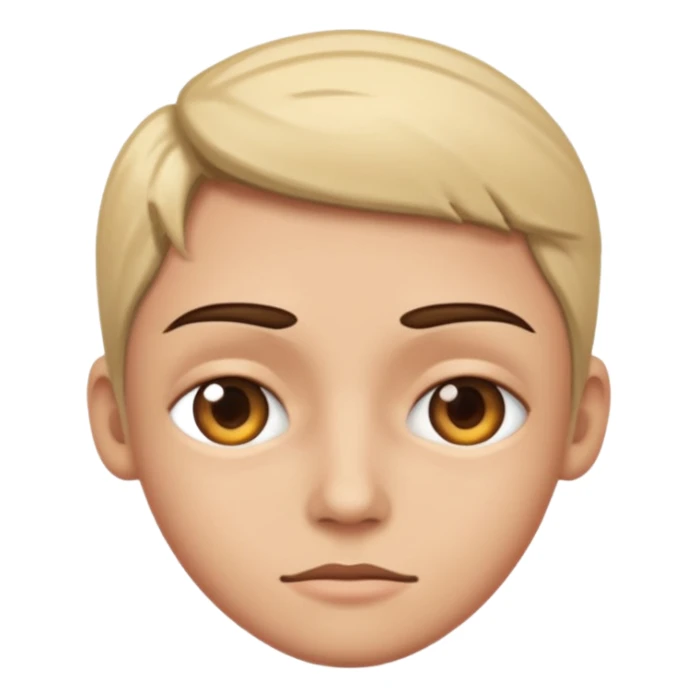 Crossed to the middle eyes only sticker