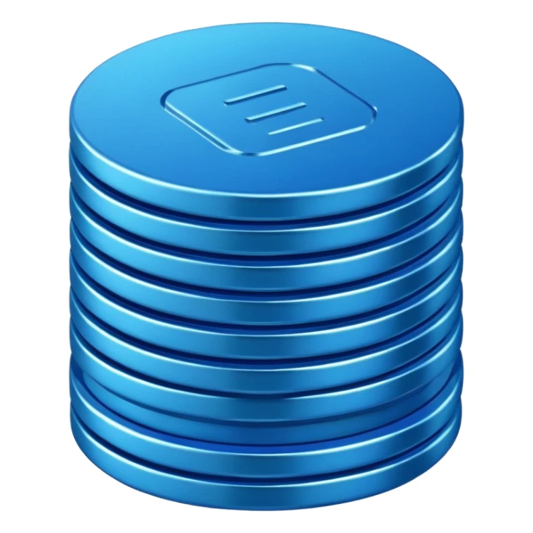 blue coins credit pack sticker