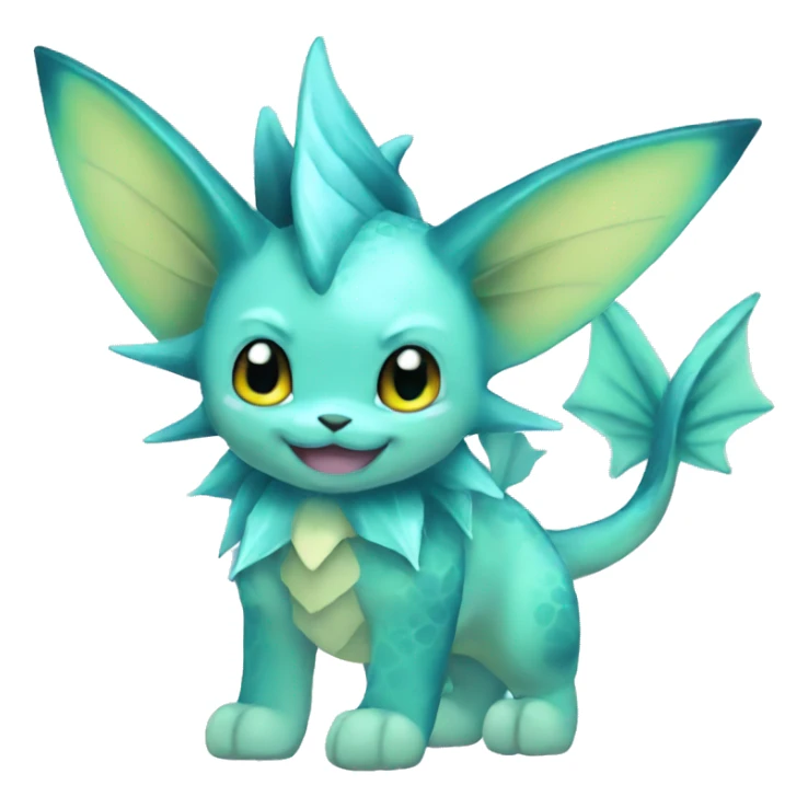 Vaporeon full body sticker