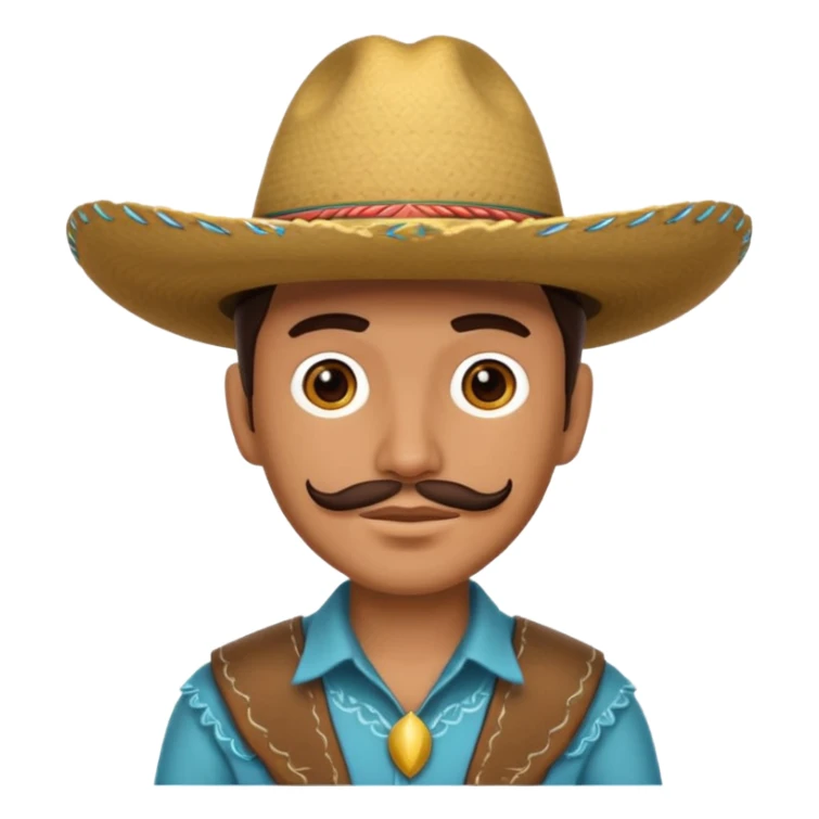 vaquero, sombrero vaquero sticker