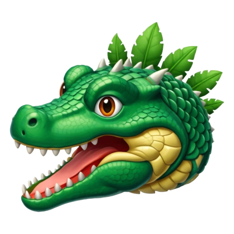 Hazme un avión con cabeza de cocodrilo sticker