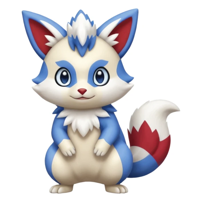 Furret-Meowstic-Zangoose-Hybrid (Full body) sticker