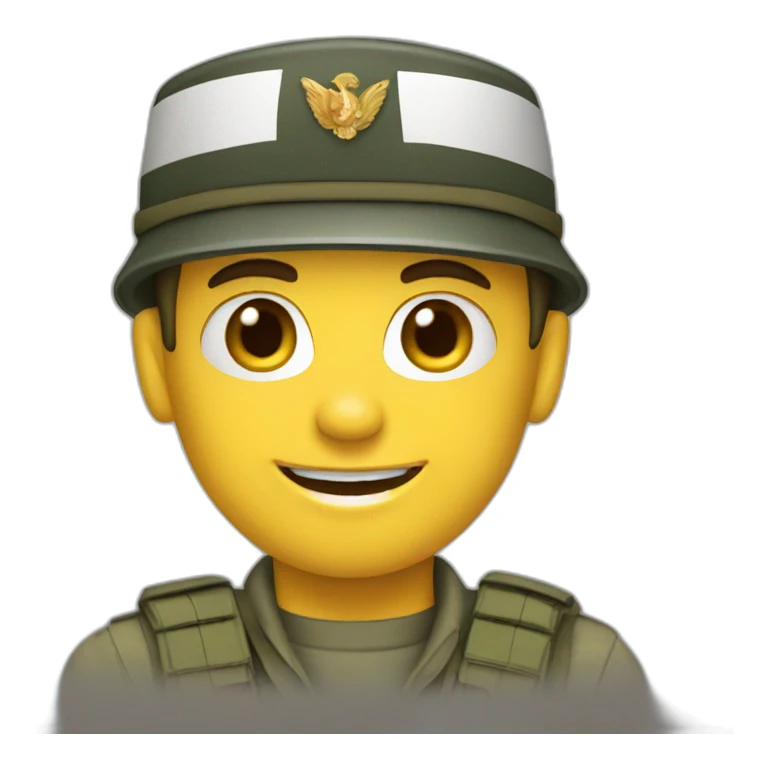 Military soldier frensh sticker