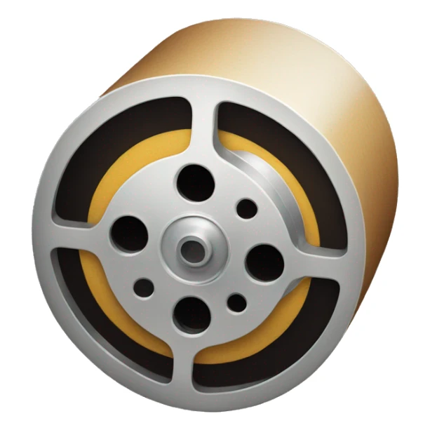 A roll of film sticker