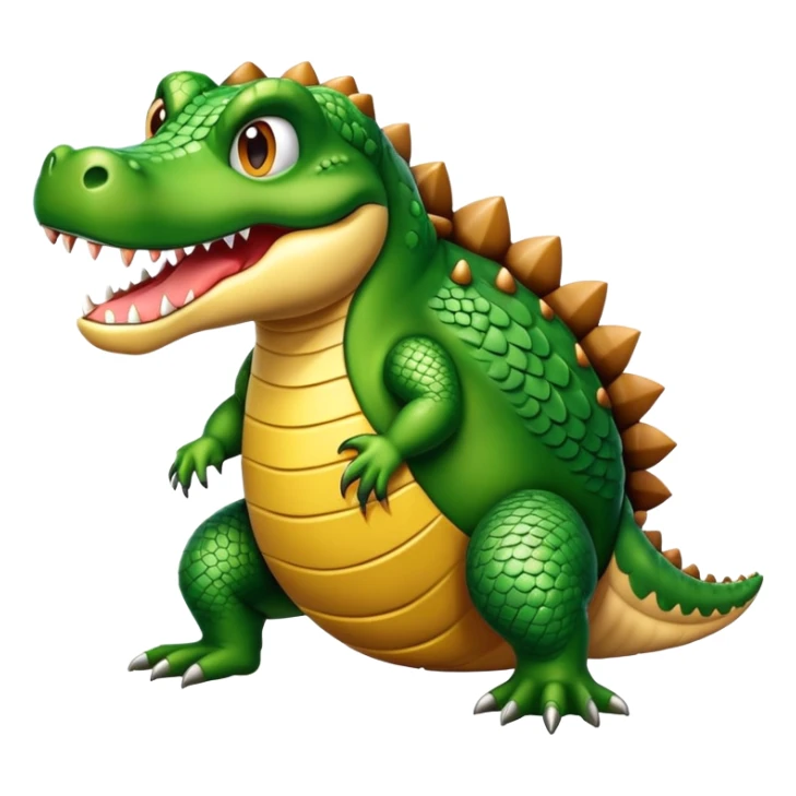 Un bombardero col cara de cocodrilo  sticker