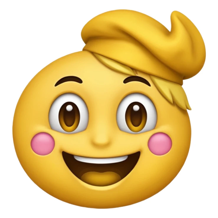 Emoji fou avec un entonnoir sur la tête sticker