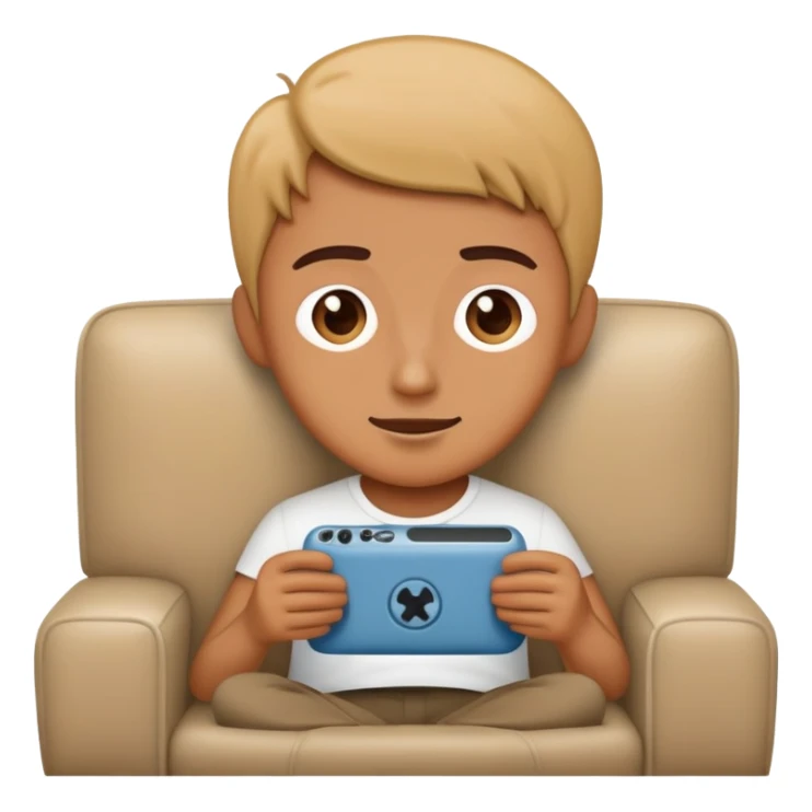 someone sitting at sofa and watching movie sticker