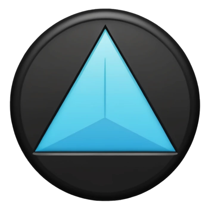 I want you to make a location symbol that's like a circle with a pointy bottom like this aesthetic ○●●□■♤♡♡◇♧☆▪︎¤ like the classic location symbol on Google maps but black sticker