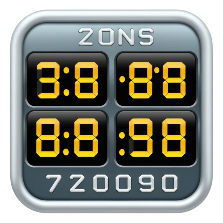 Bedieningspaneel scorebord sticker