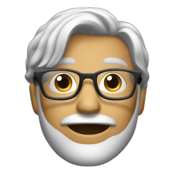 uzum orlan gray hairs glasses sticker