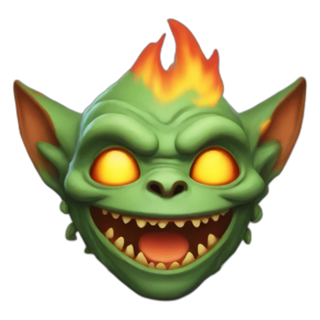Fire goblin sticker