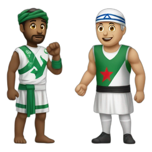 Israélien vs palestinien sticker