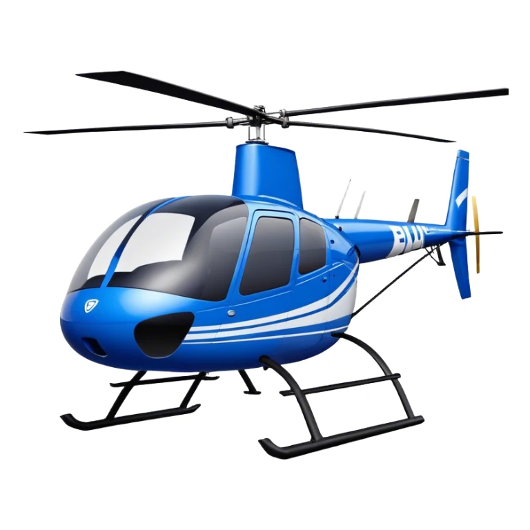 Robinson R44 - Robinson Helicopter Company (Model Year: 2021) (Iconic colour: Blue) sticker