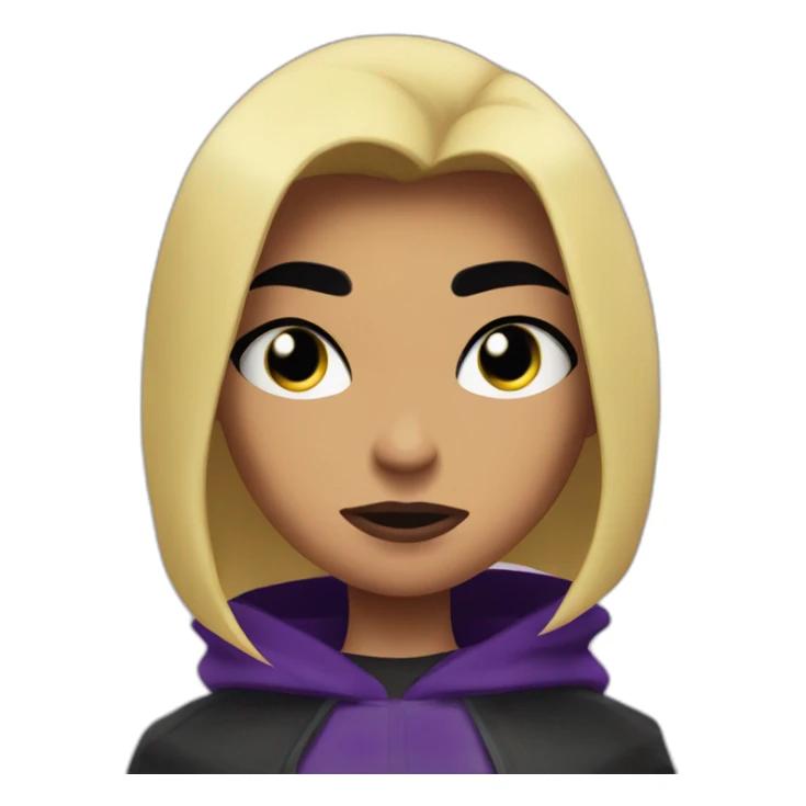 Teen titans go Raven unhooded sticker