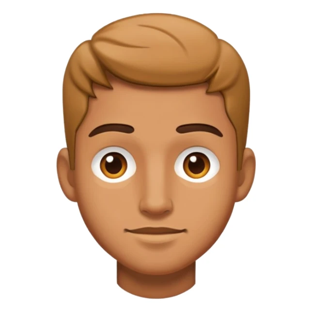 realistic portrait of a male sticker