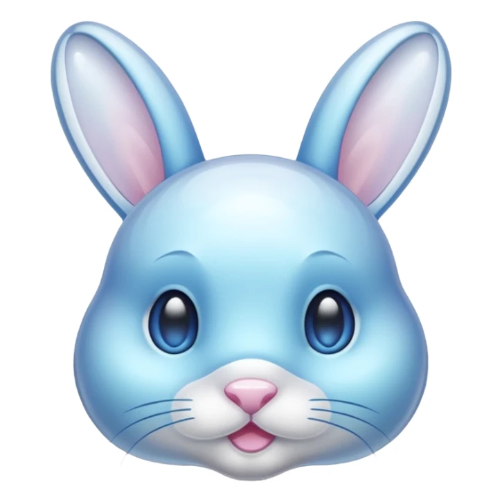 crystal bunny sticker