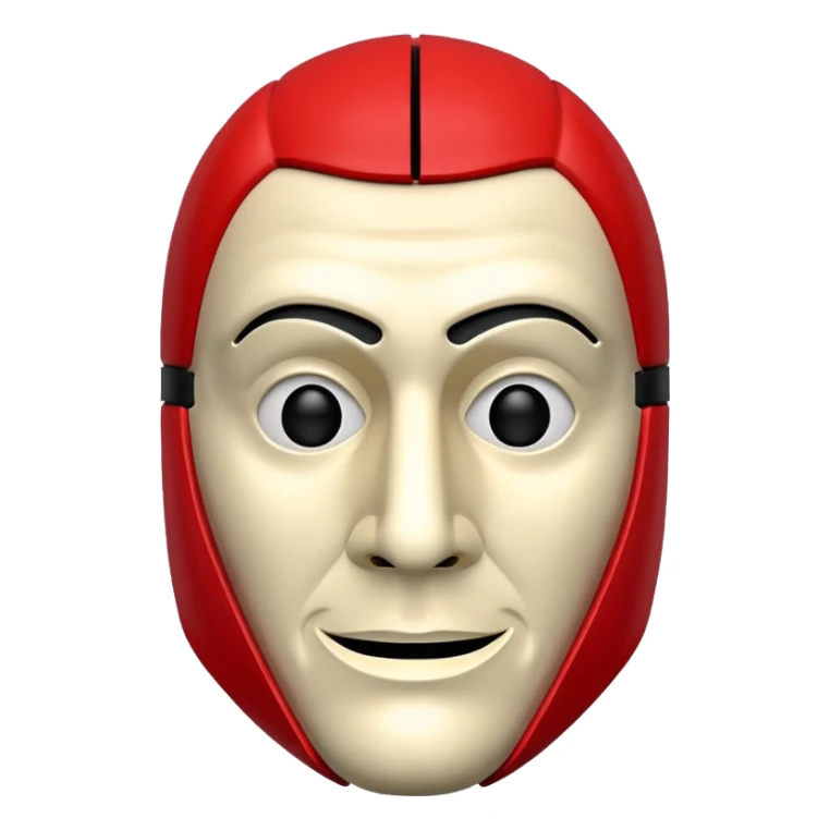 Money heist movie mask sticker