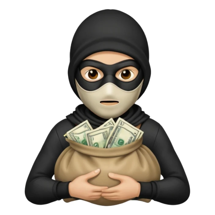 Robber sticker