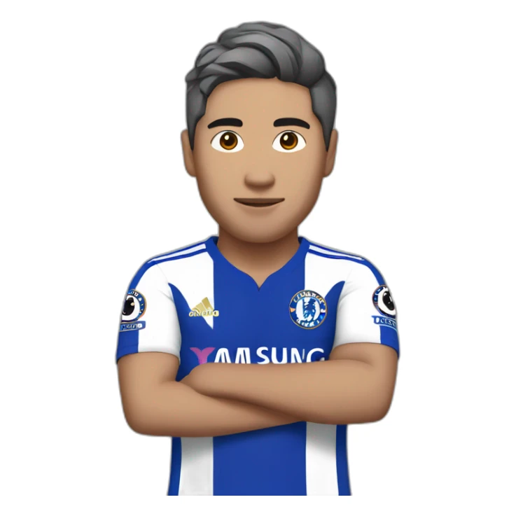 chelsea football club asian player sticker