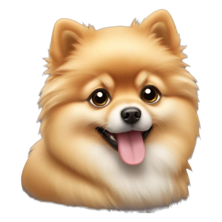 Pomeranian dog puppy  sticker