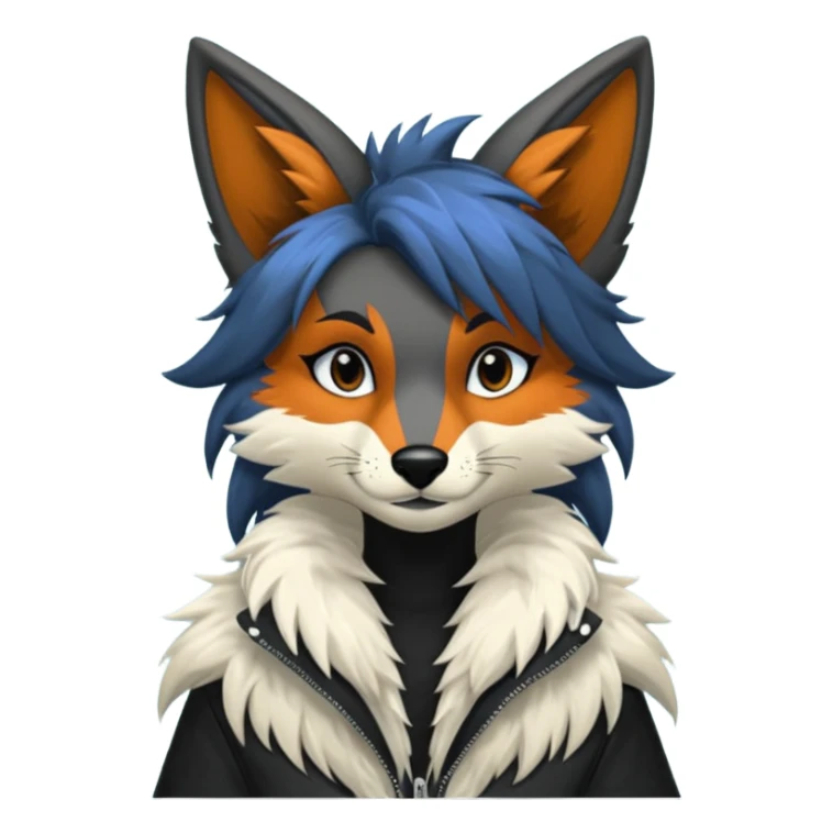 Edgy anthro furry by Falvie, LiLaiRa, AngieWolf sticker