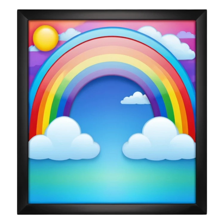 The legend of the rainbow sticker