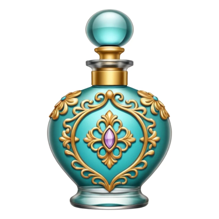 bottle of perfume exquisite large takes all the space sticker